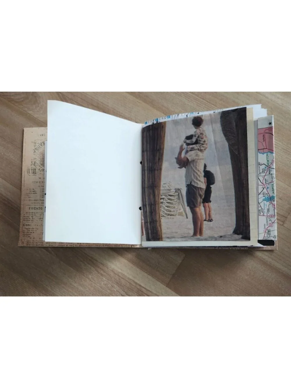 Travel Theme Junk Journal Handmade 66 pages